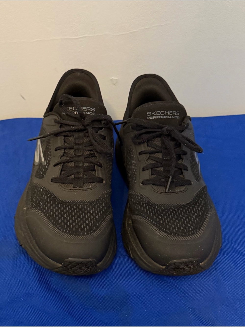 Skechers SPIP INS Performance Men's Black Lace-Up Athletic Sneakers